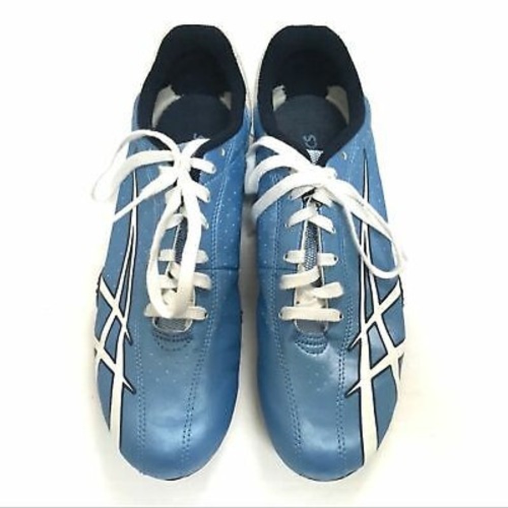 Asics‎ Hyper Girl Rocket Womens Track & Field Cleats Size 9.5 Blue Racing Stripe